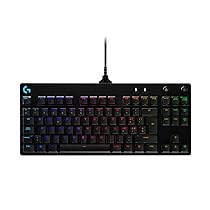 Logitech G PRO Tastiera gaming meccanicadesign ultraportatile senza tastierino numerico, cavo micro-USB rimovibile, tasti con retroilluminazione RGB LIGHTSYNC da 16,8 milioni di colori,ITA QWERTY-Nero
