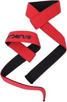 CERBERUS STRENGTH Dual-Ply Lifting Straps - Weightlifting, Bodybuilding, Powerlifting, Strength Training, Deadlifts - 27.5" Long