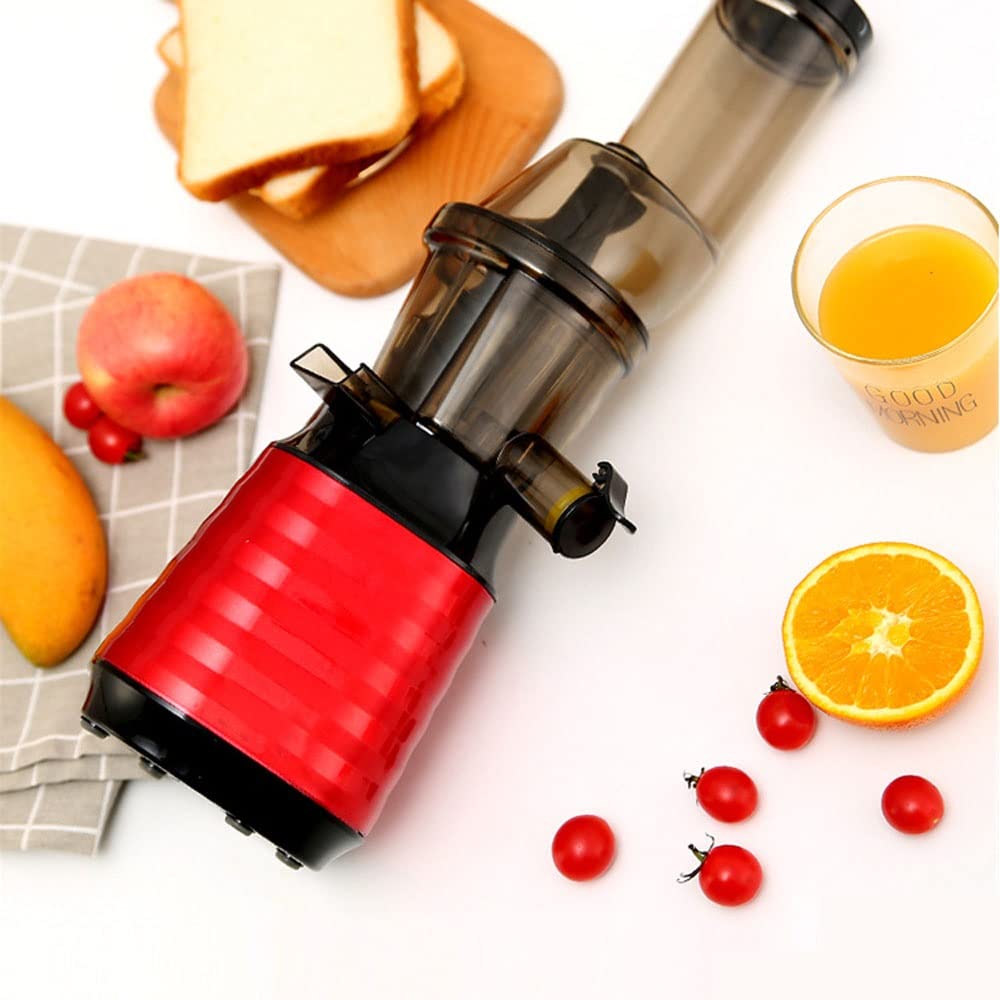 Extractor de exprimidor de masticación Lenta Máquina exprimidora compacta de Prensa en frío con función inversa Extractor de Jugo de Frutas y Verduras Frescas con Alto Contenido de