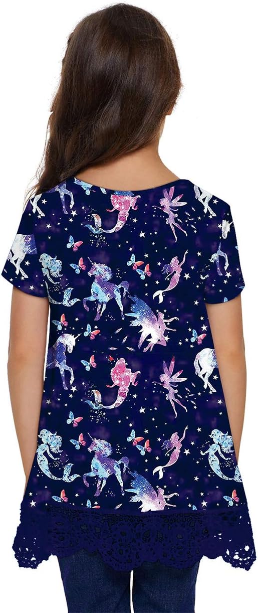 storeofbaby Girls Casual Tunic Tops Long Sleeve Loose Soft Blouse T-Shirt for 4-13 Years - Image 5