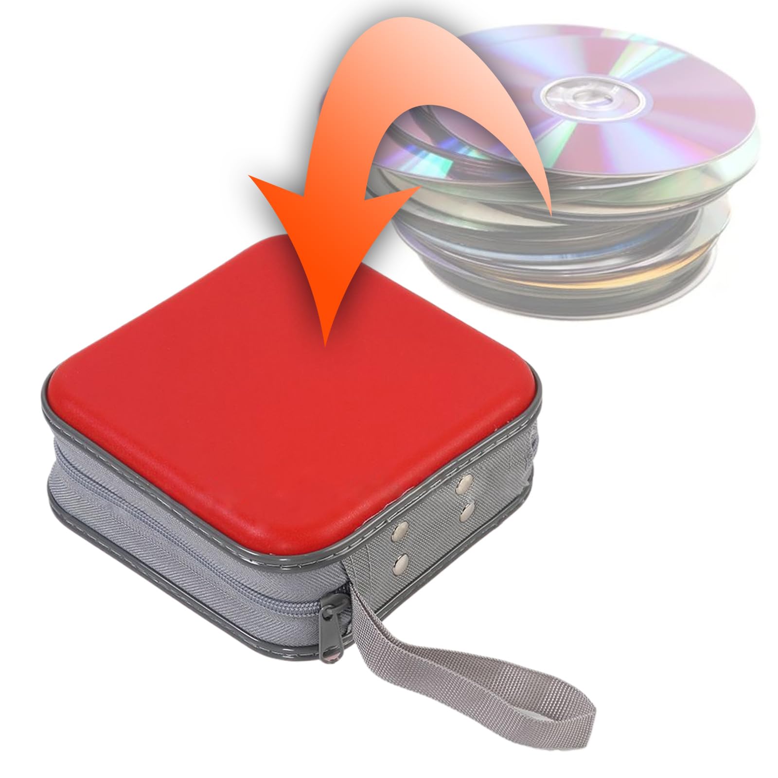 MLWSKERTY 48 Capacity Case CDs Case CDs Wallets Protective CDs Storage Organizers Stand Booklets Album Box Binders For Car Home