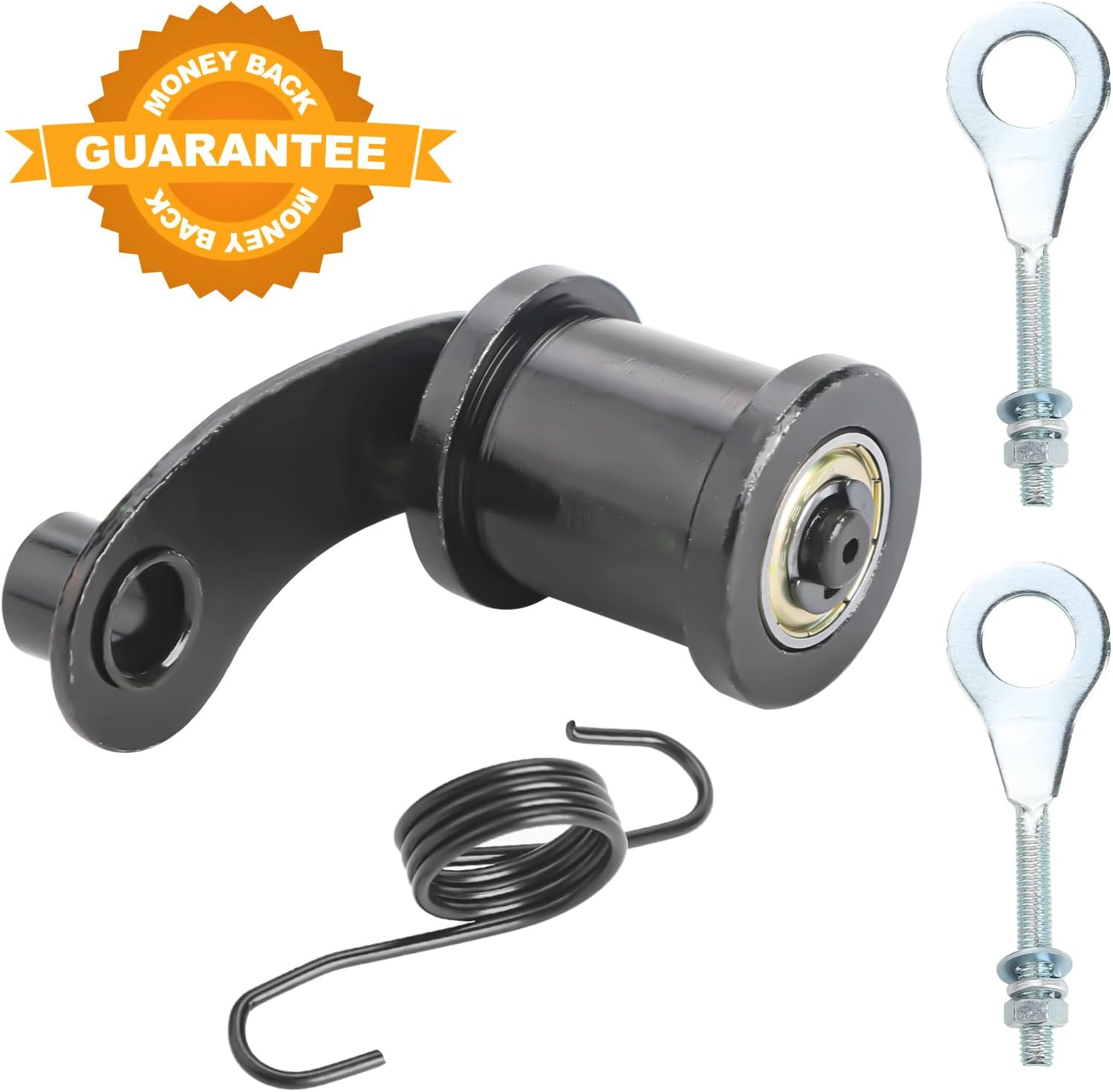CT200U Chain Tensioner 1-3/4" Roller with 15mm Adjuster For 196cc 212cc 6.5HP Massimo MB200 Hensim Baja Heat Warrior MB165, Coleman Powersports CT200U Trail CT200U-EX BT200X Mini Bikes
