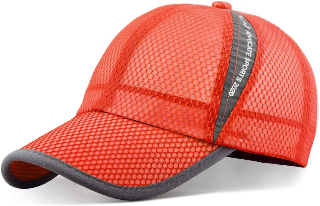 Unisex Breathable Full Mesh Baseball Cap Quick Dry Running hat Lightweight Cooling Water Sports Hat…