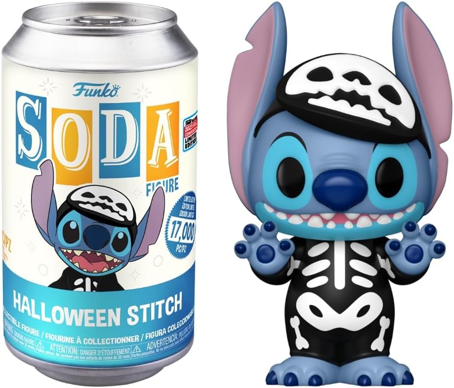 Funko Soda Vinyl: Disney's Lilo & Stitch - Halloween Stitch Sealed Can with 1 in 6 Chance at Chase (NYCC 2023 Shared Exclusive)