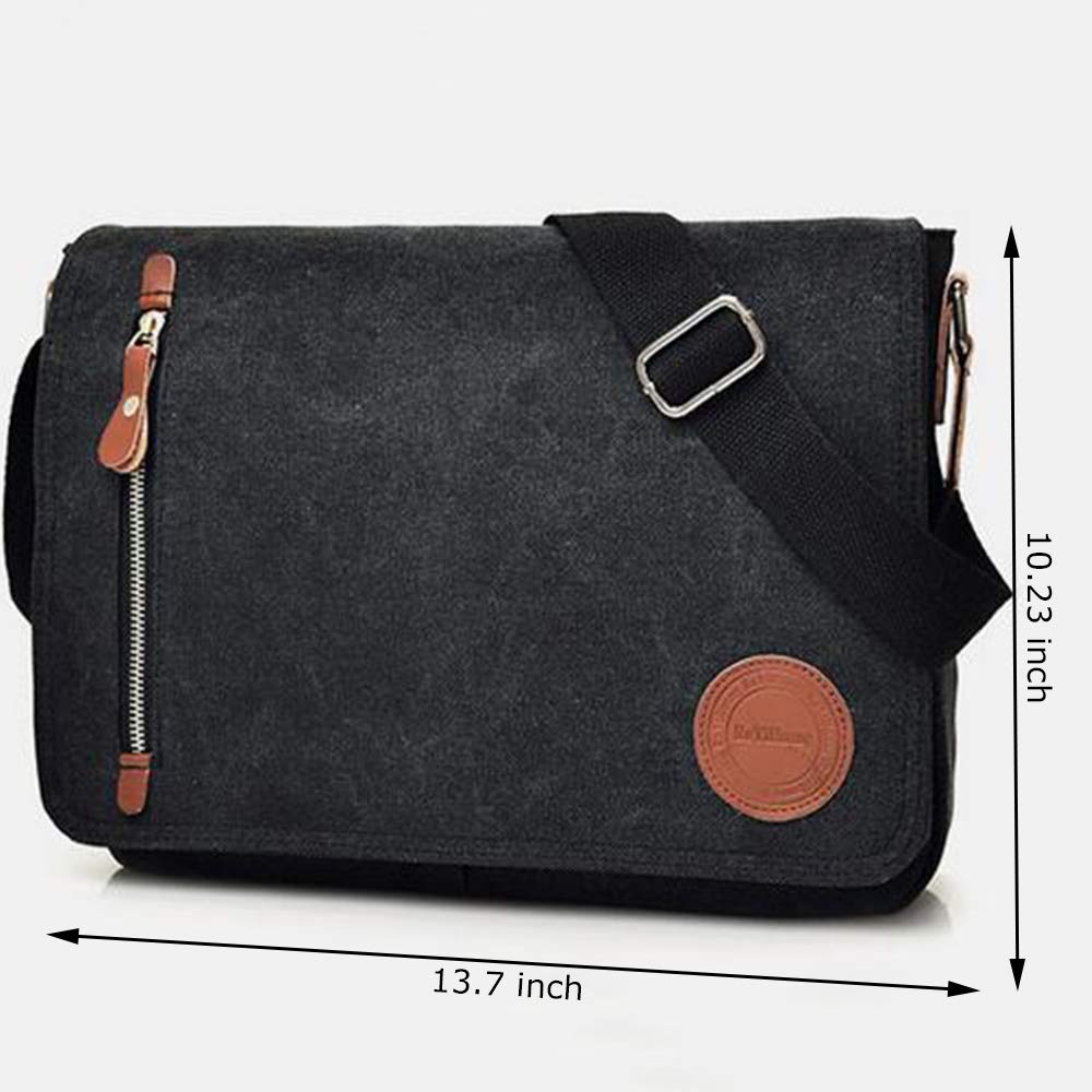 Amazon.com: Vintage Canvas Satchel Messenger Bag for Men Women