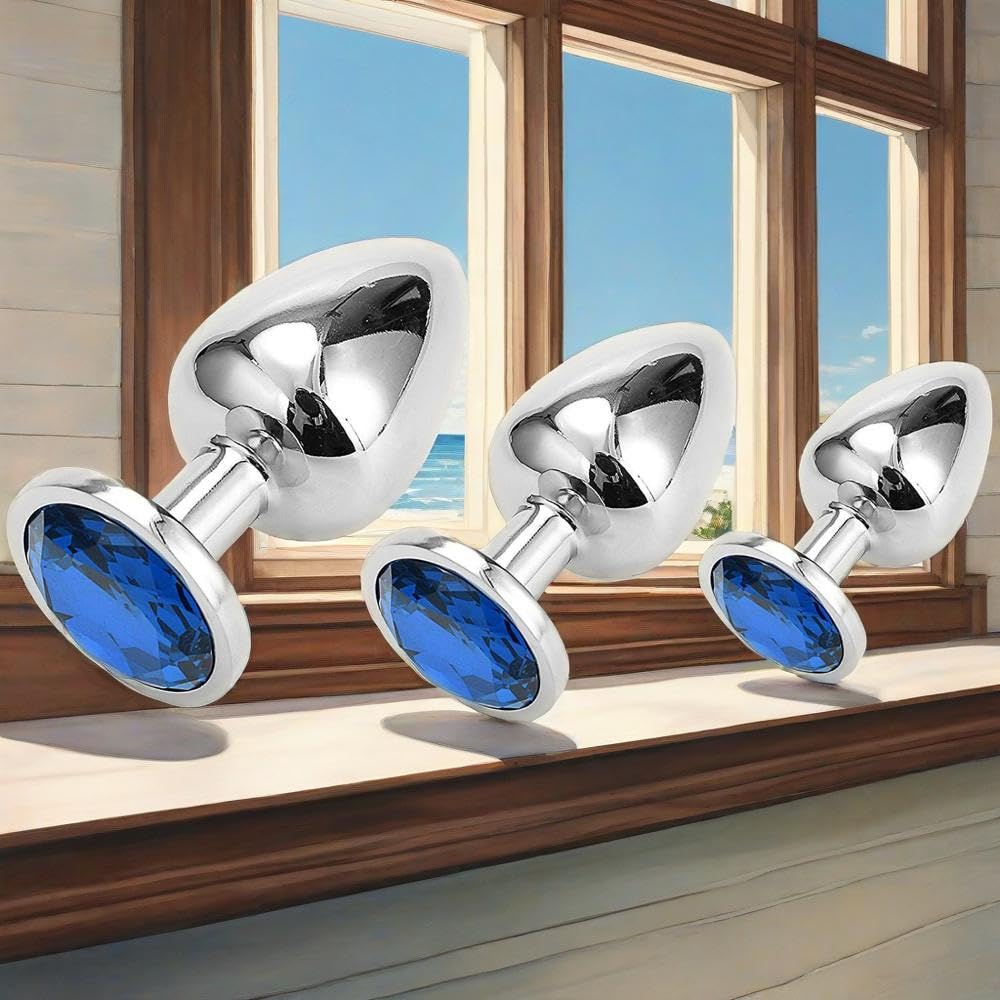 R4F- 3 Sizes of Solid Diamond Training Set Exercise Plug Kit (Blue) Suitable for Enthusiast Games