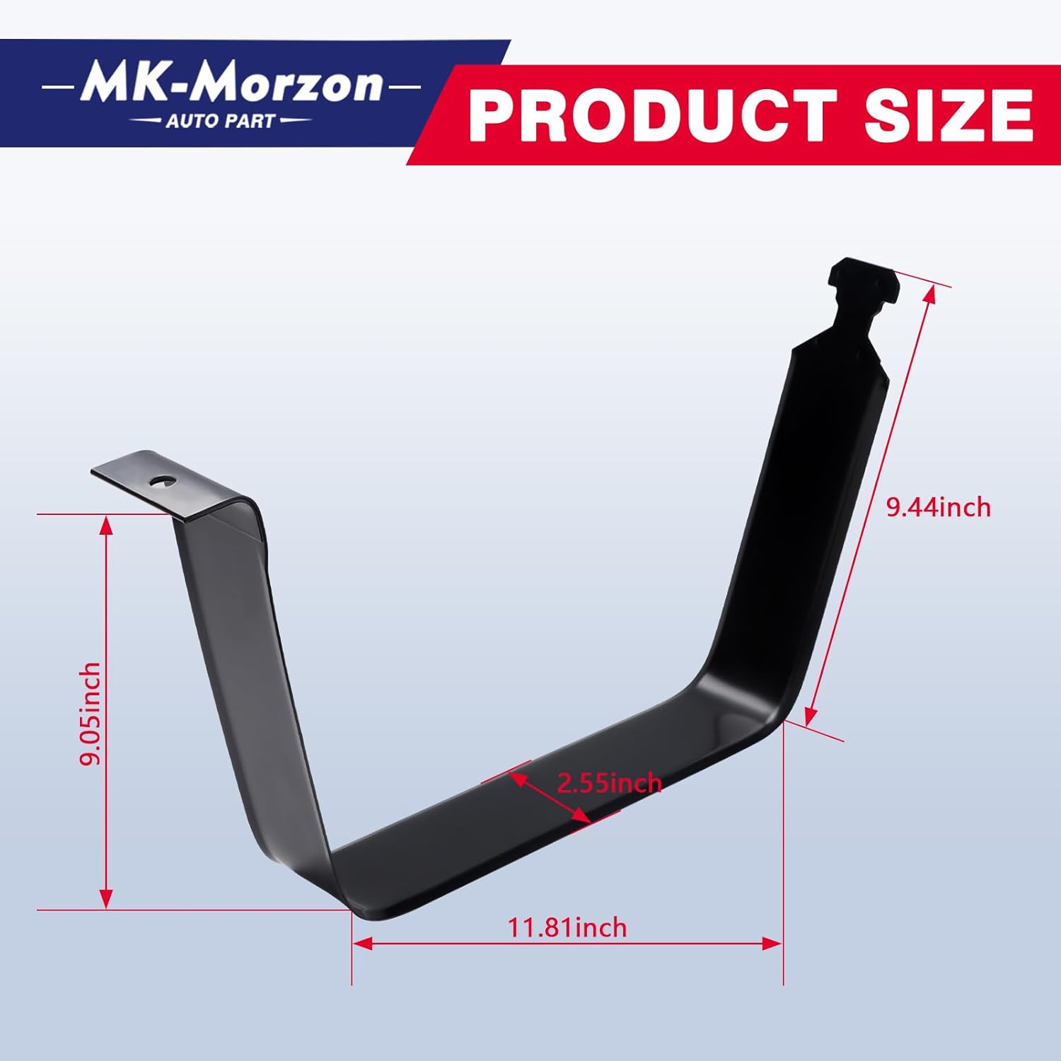 578-183 Fuel Gas Tank Straps Bracket with Bolts & Locking Nuts Compatible with 1999-2019 Silverado Sierra 1500 2500 3500 Replaces# 55157 15288145 15710284