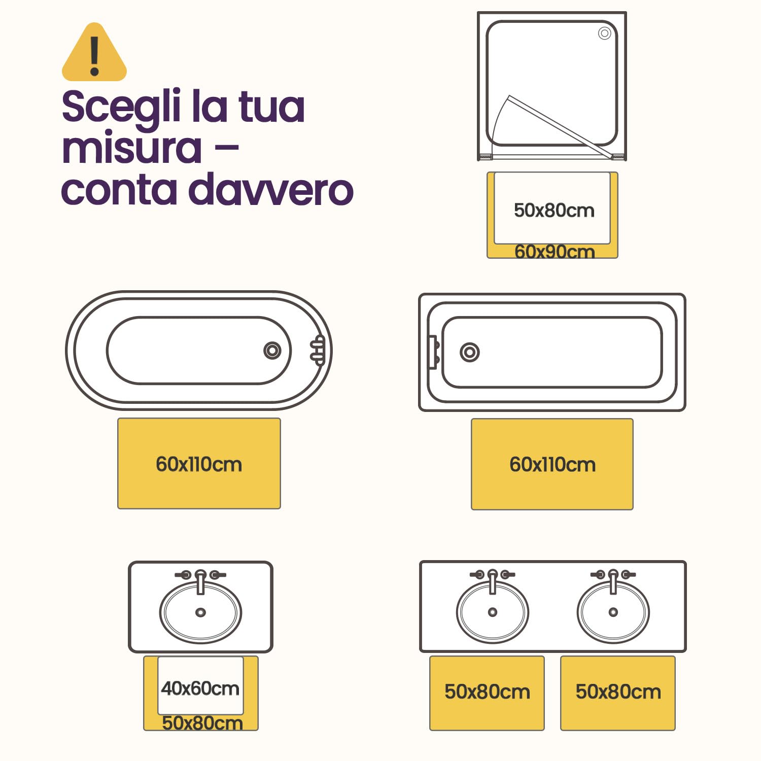DEXI Tappeto Bagno in Ciniglia 60 x 110 cm, Tappetino Antiscivolo e Assorbenteo, Tappeti Lavabile e Morbido per la Lavandino, Ingresso del Doccia, Blu