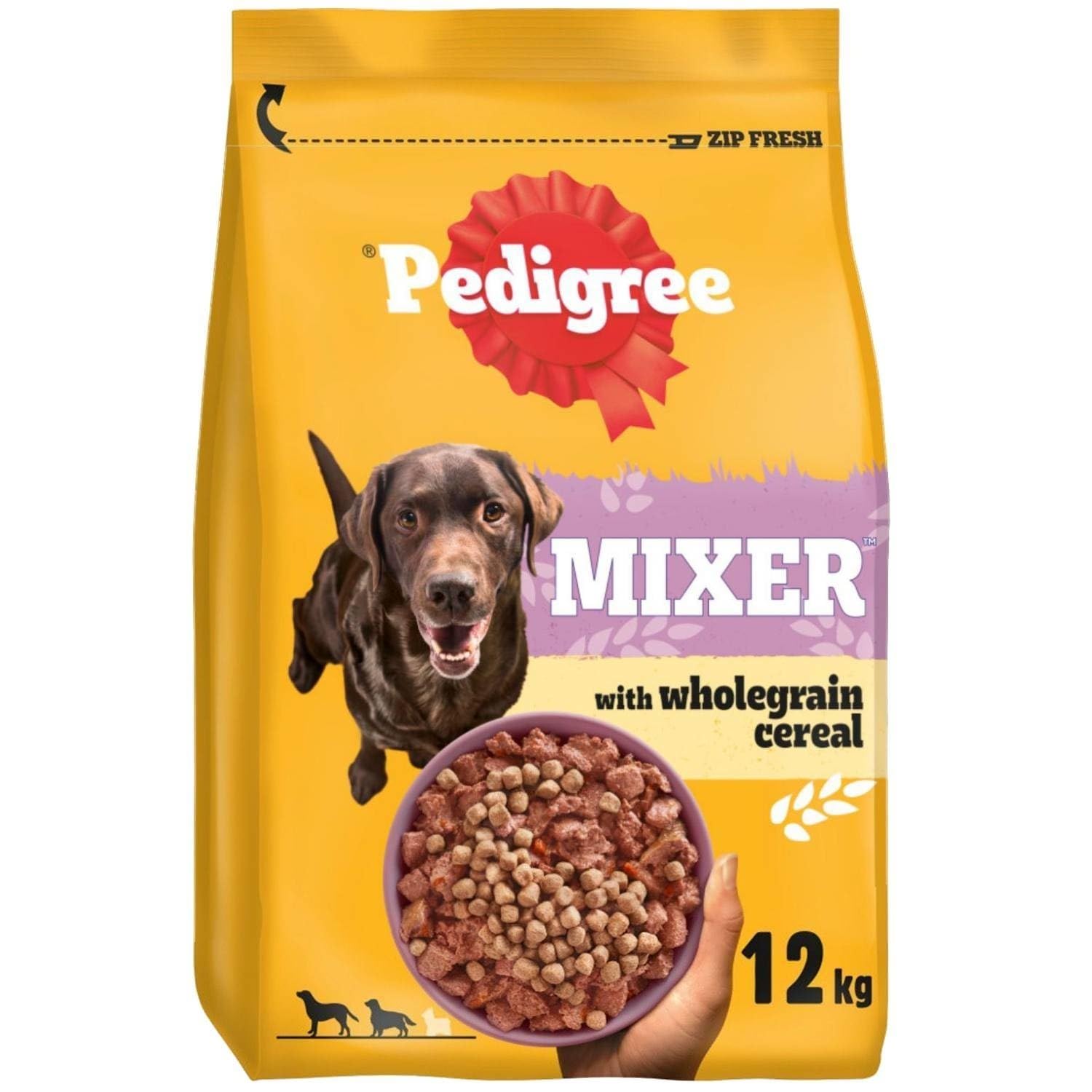 Pedigree Mixer With Wholegrain Cereals 12kg & Buddy's Poop Bag Dispenser