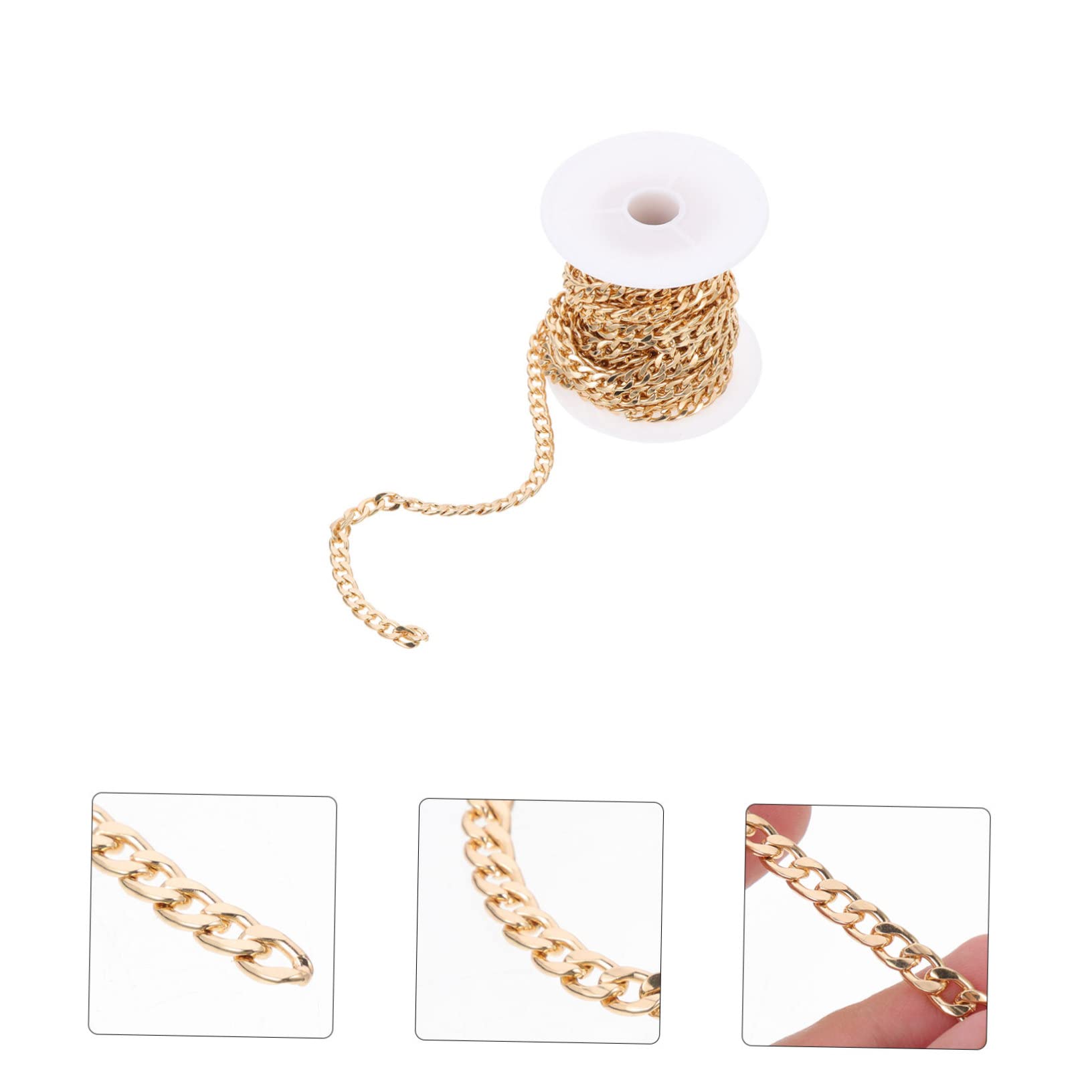 Biżuterię, naszyjnik, przedłużenie Łańcuszek na 4 rolki Uniwersalne łańcuszki DIY Charm Bransoletki DIY Biżuteria Łańcuszki Biżuteria Metalowe łańcuszki