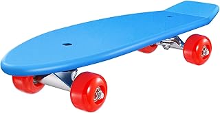 CLISPEED Skate De Rua Skate Adulto Placas Longas Skate Longboard Adulto Skate Infantil Skate Longboard Completo Skate 4 Rodas Conjunto De Skate Metal