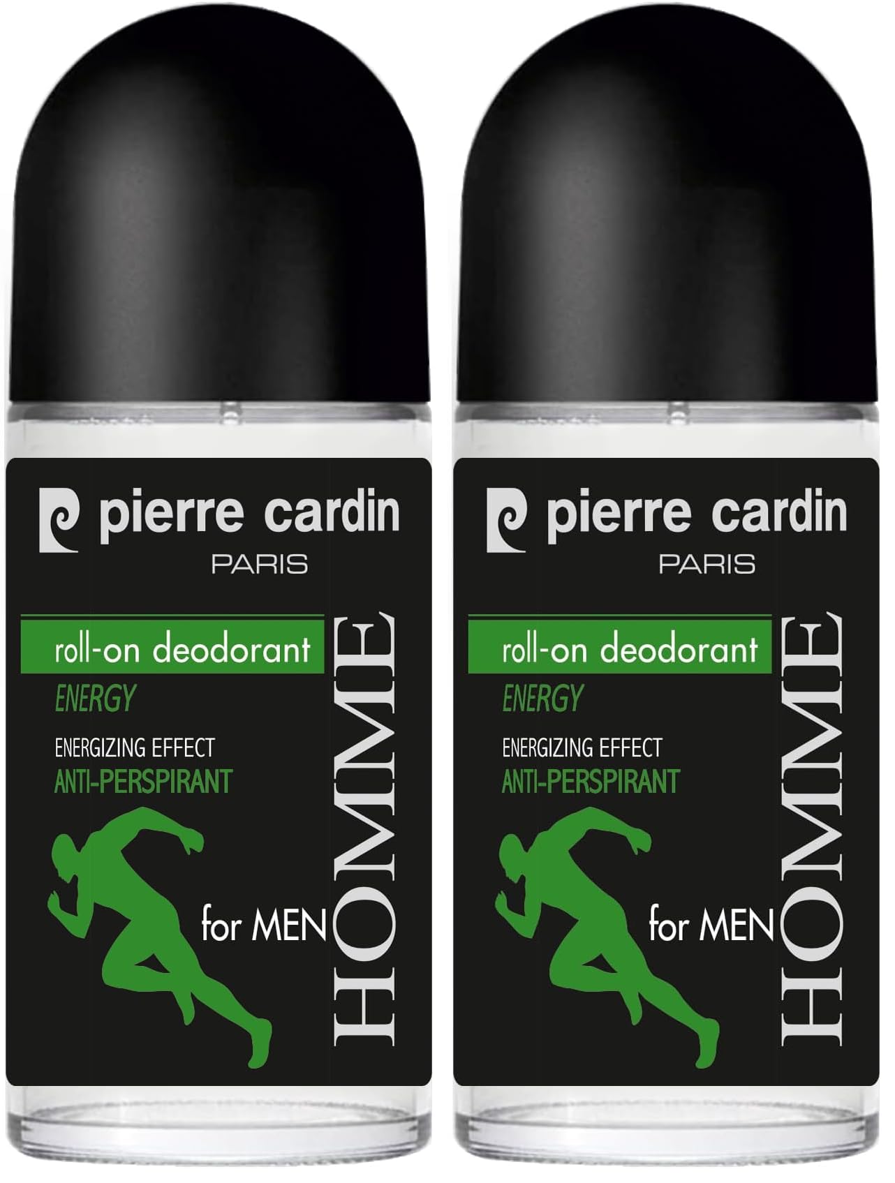 Pierre Cardin Energy 48 Saat Etkili Antiperspirant Roll-On Deodorant - 50 ML 1 Paket (1 x 1000 g) 2li paket