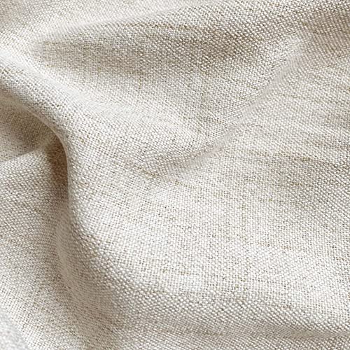 Oindec 54X15 Faux Linen Valance For Windows Kitchen Living Room Valances Rod Pocket Farmhouse Country Rustic Bathroom Small Window Treatment thumb #3