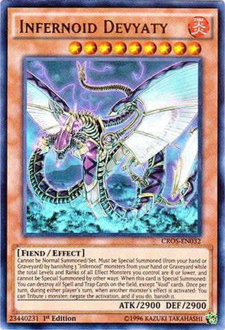 YU-GI-OH! - Infernoid Devyaty (CROS-EN032) - Almas cruzadas - 1ª edición - Ultra Rare