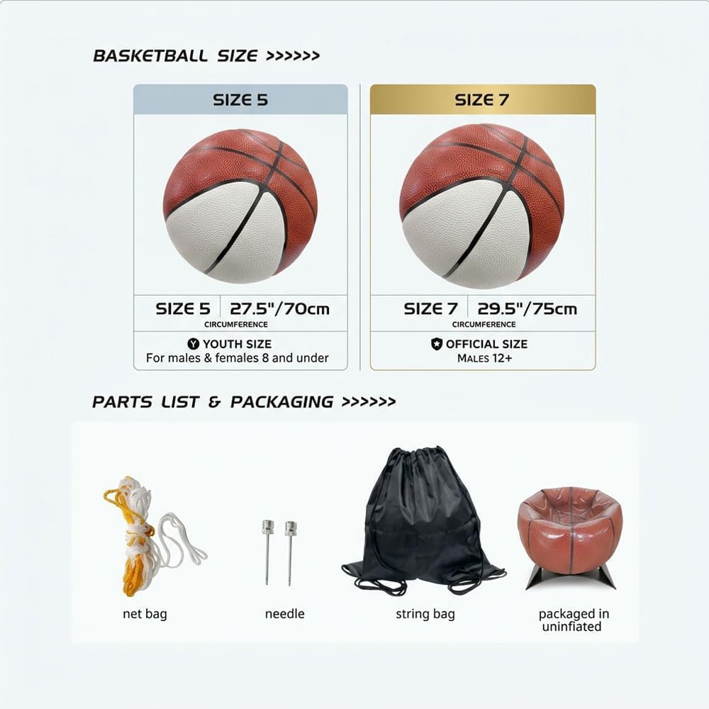 Pallone da Basket Personalizzato Decorativo, Personalizzato con Foto e Nome, Regali Commemorativi di Compleanno, il Ritorno a Scuola, lo Staff Tecnic
