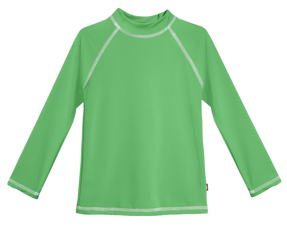 Long Sleeve Rashguard for Girls with UPF 50+ Sun Protection | White by City Threads