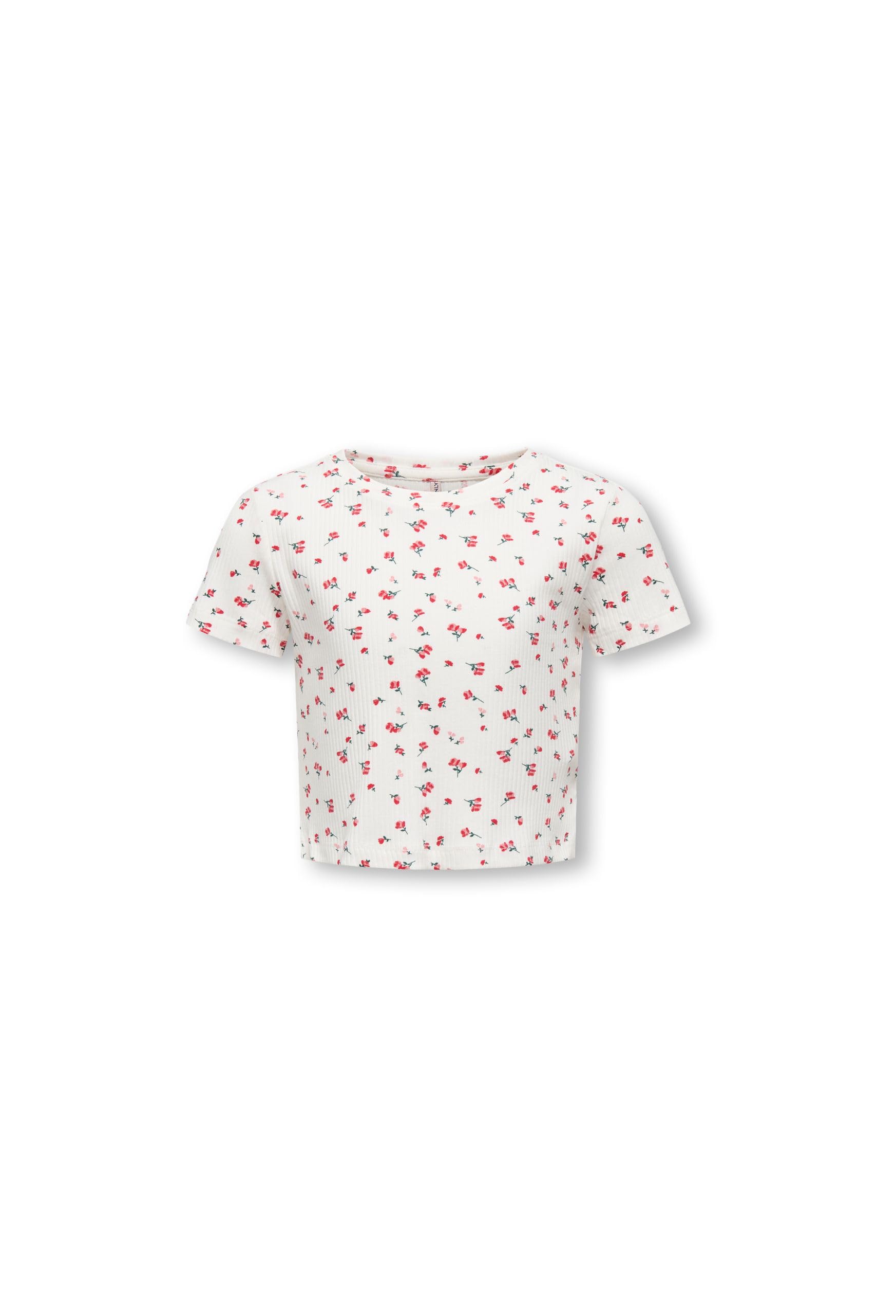 KIDS ONLY Women's Kogbella Life Short AOP S/S Top JRS Noos, Red (high Risk red), 122-128