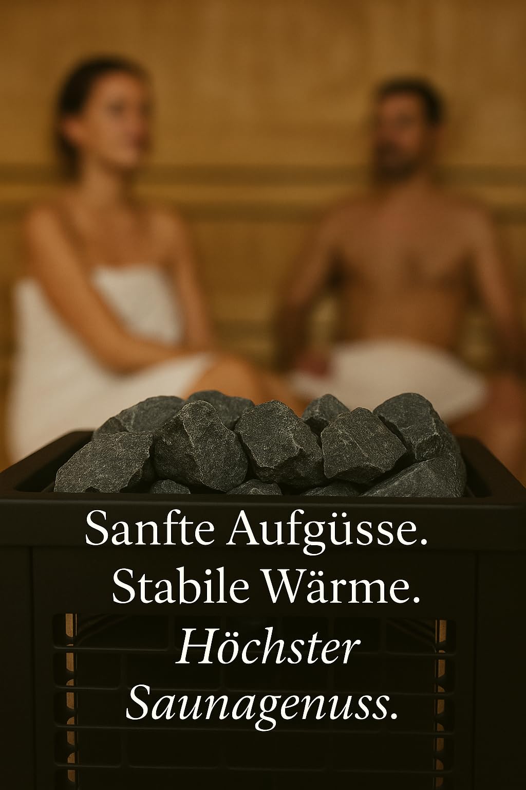 Dufte Momente Saunasteine Gabbro/Diabase 20 kg – Körnung 70–150 mm | Premium-Saunasteine für Aufgüsse | Maximale Wärmespeicherung & sanfte Dampfbildung