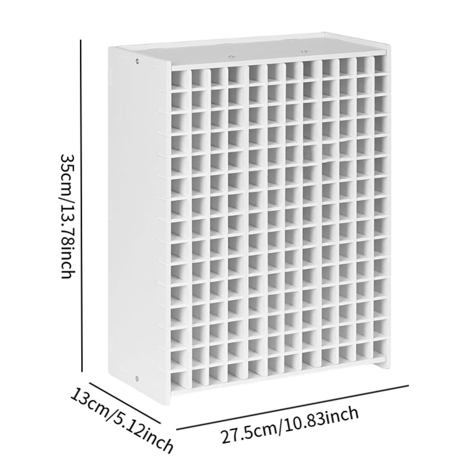 Stifthalter Schreibtisch Zeichenutensilienhalter Pinselorganisation Mehrfachständer PVC Material Zur Aufbewahrung für Lehrer Schüler Bastelraum, 180löcher 27x13x35cm