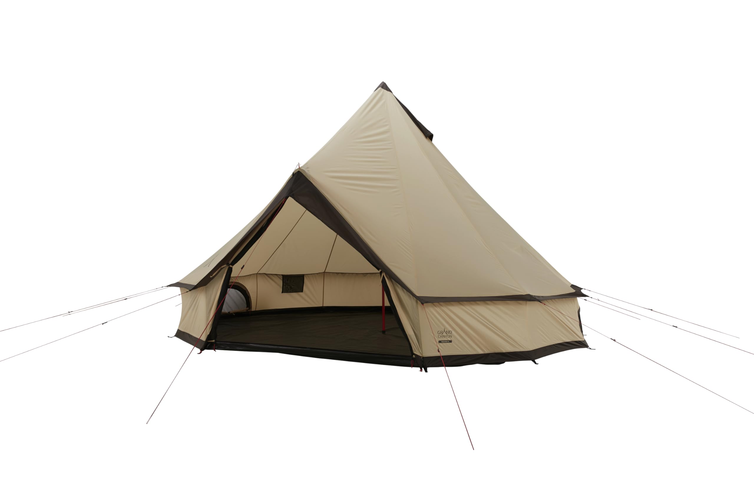 Grand Canyon Indiana - Tienda de campaña piramidal para personas Tipi para grupos, camping, exteriores, tamaños glamping