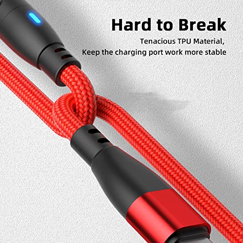 P-TECHUK Rotating 60W Super Fast USB C to USB C Magnetic Charging Data Cable - Image 4