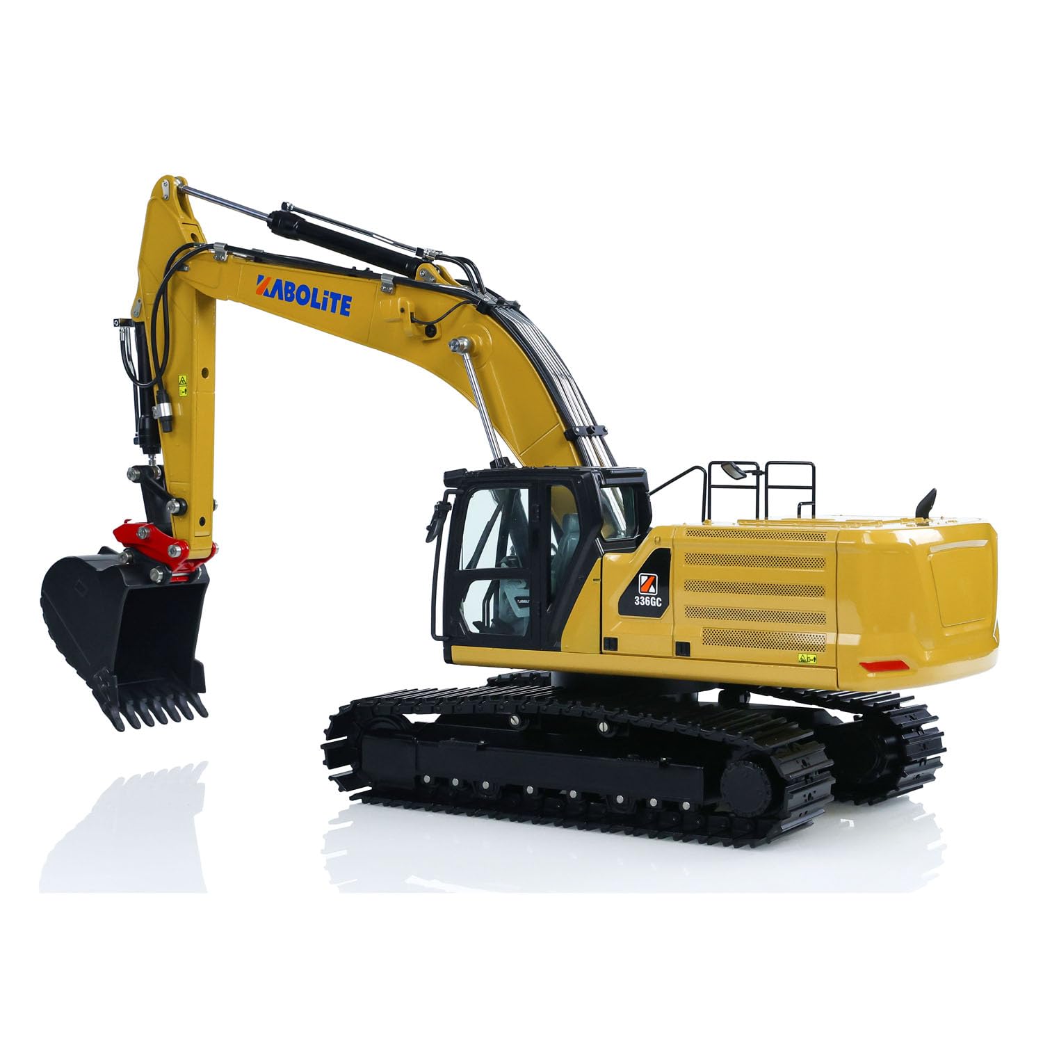 wheelfun 1/18 Kabolite K961 100S PRO RC Escavatore Idraulico RTR Telecomando Digger ST8 Radio 2S Batteria Elettrica Martello da Artiglio Ripper Terra Digger Hobby Grade Model