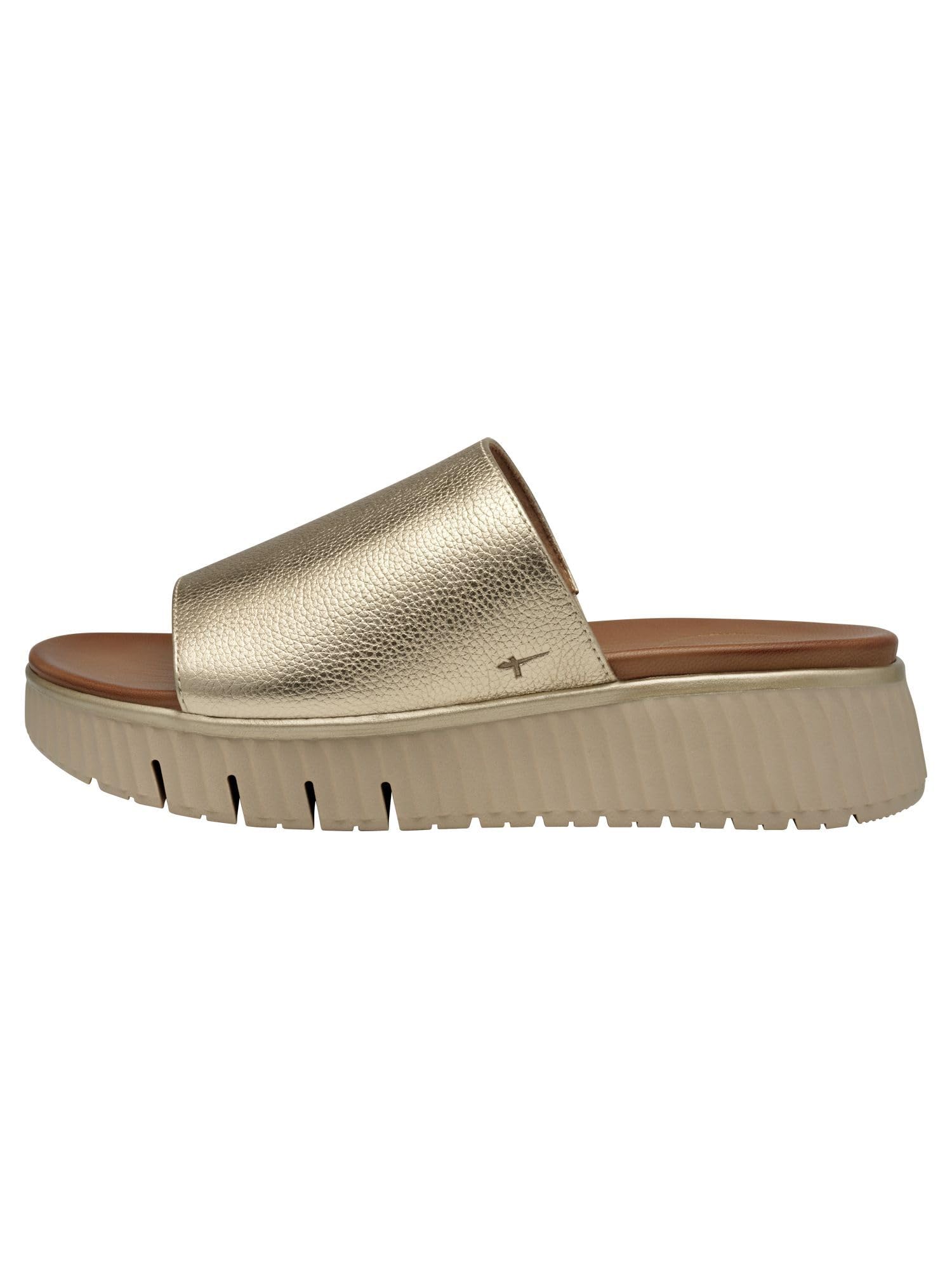 Tamaris Kobiety Tamaris Comfort Damen Pantolette Leder Wide FitSandał