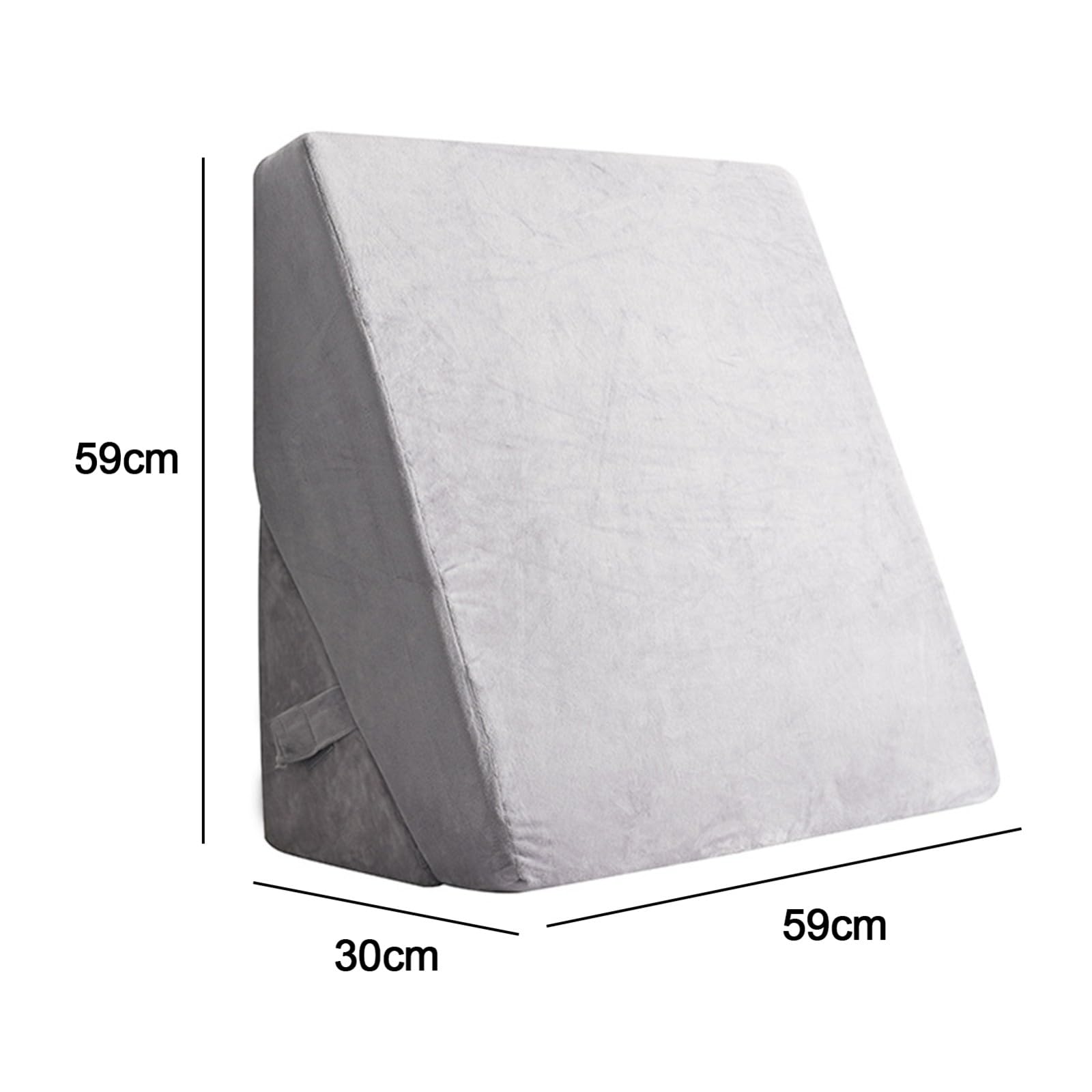 Almohada De Lectura Cojín con Forma De Cuña para Sofá Y Cama para Leer O Trabajar Almohada Ortopédica De Espuma Viscoelástica para Adultos Reduce El Dolor De Espalda