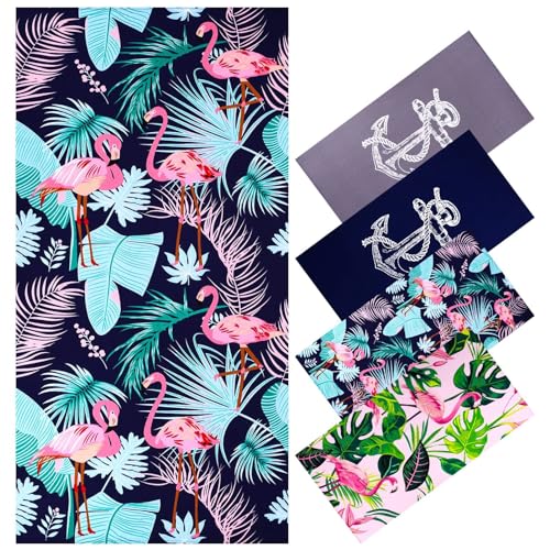 Oversized Terry Beach Towel 36 x 72 in Soft Extra Large...