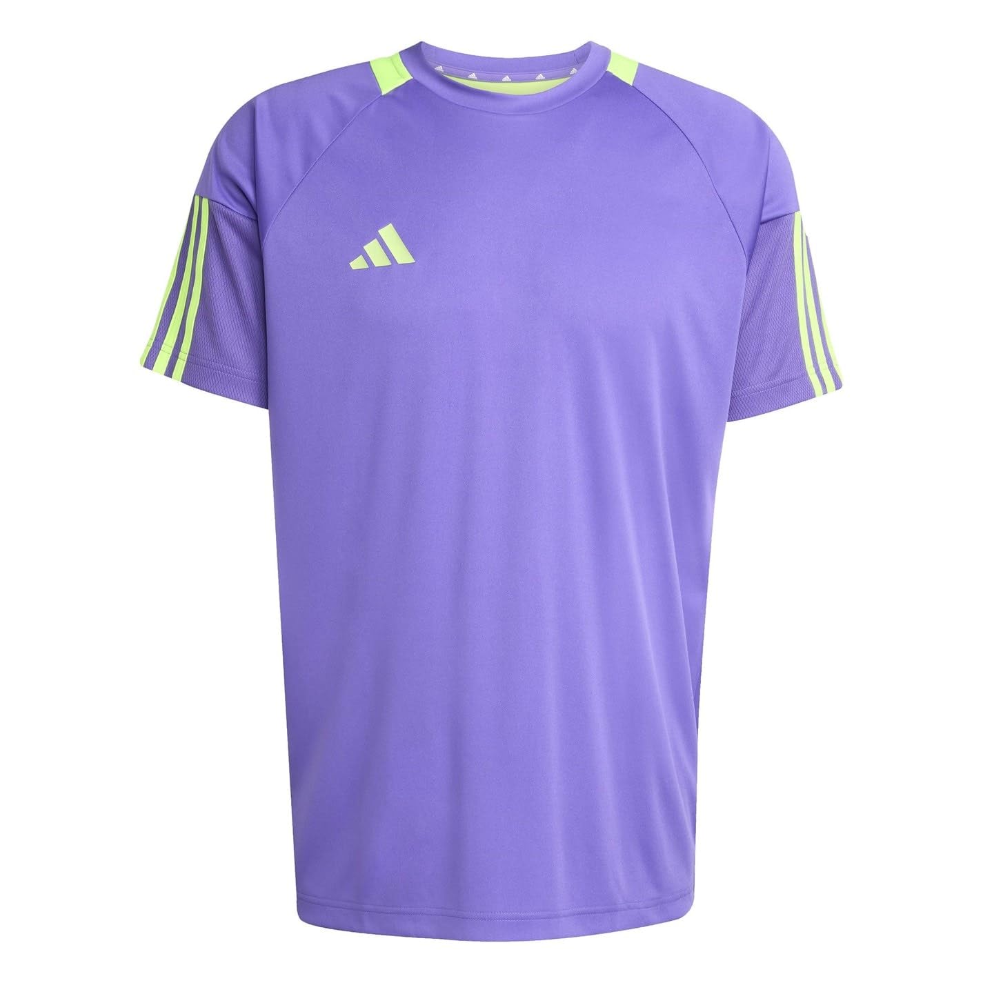 Adidas Men's Purple Classic 3 Stripe Sereno T-Shirt in Size L, Sports Direct