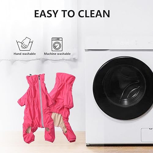 Miniatura 7 de Abrigo de invierno para perro con patas, overol resistente al agua, ropa de perro de cuerpo completo, chaqueta para perro con forro polar, traje de