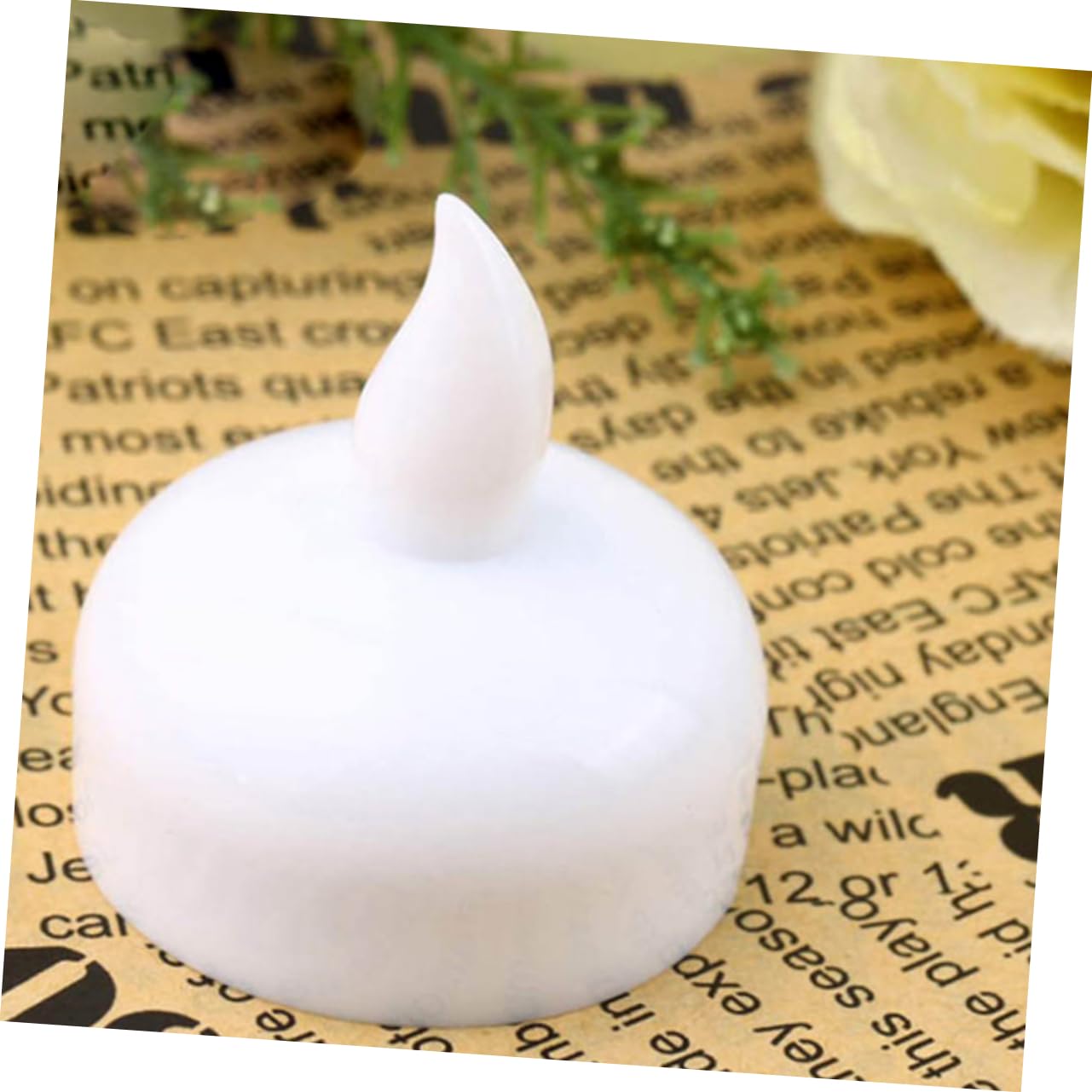 Alipis 24 Piezas Velas Flotantes Impermeables Luces LED Luz de Vela Electrónica para Decoración de Bodas Flotantes Agua