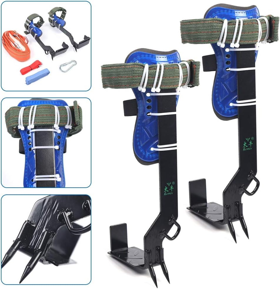 TFCFL Tree Climbing Tool - Adjustable Lanyard & Spike Rope Rescue Kit
