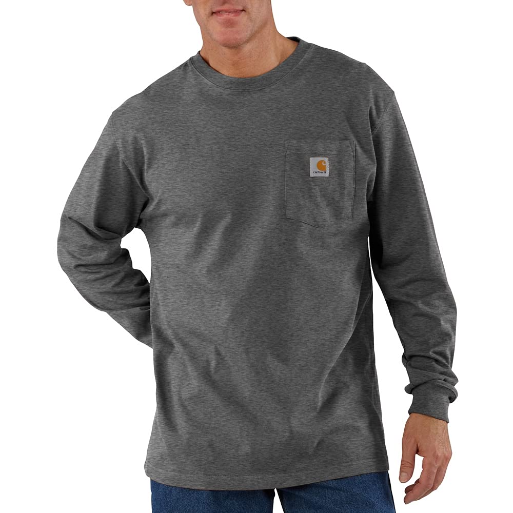 Men's Workwear Long Sleeve Pocket T-Shirt