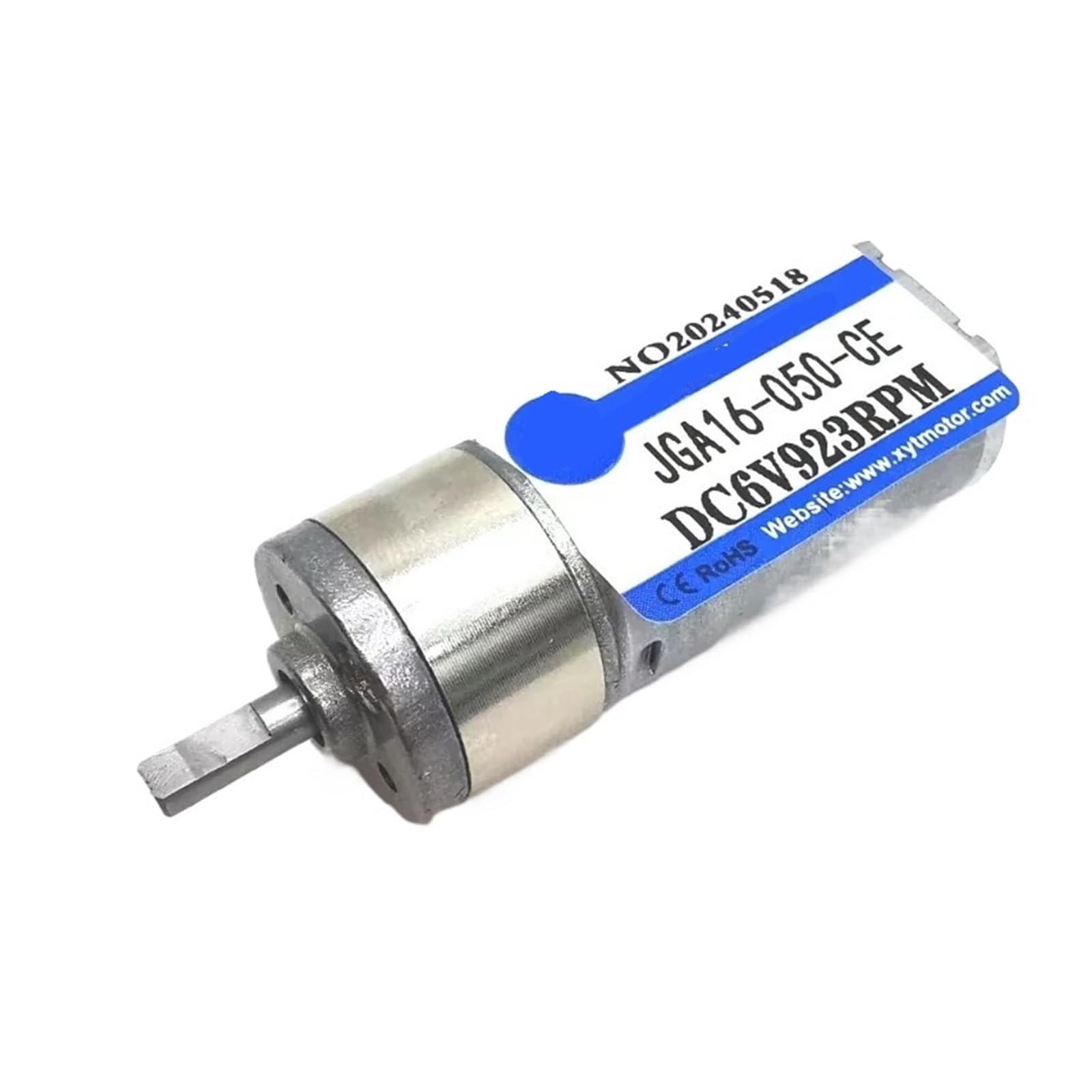 Moteur à engrenages CC 12V 480RPM JGA16-050 pour réduction de vitesse