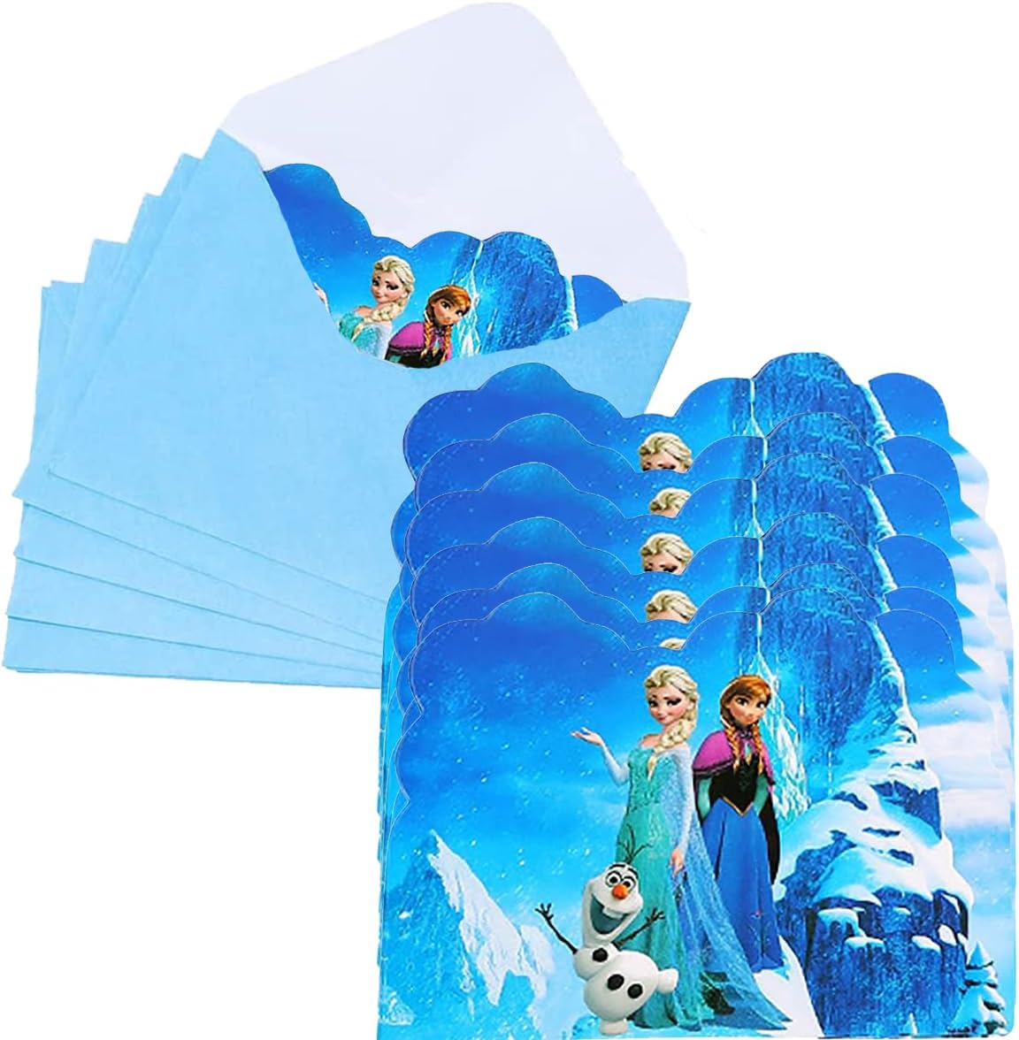 10pcs Frozen Invitations Cards Frozen Birthday Party Decorations Frozen