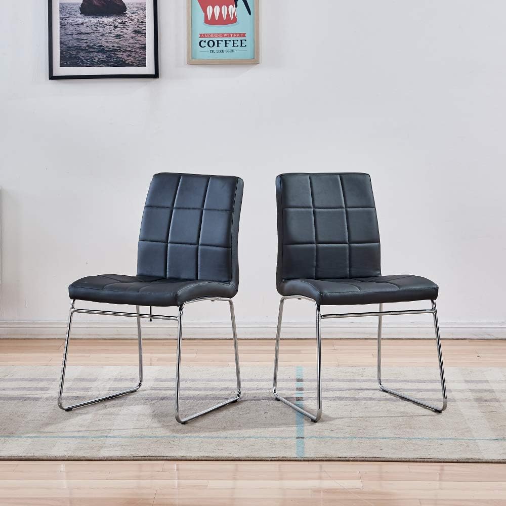 Buy Modern Faux Leather Dining Chairs Indoor Use