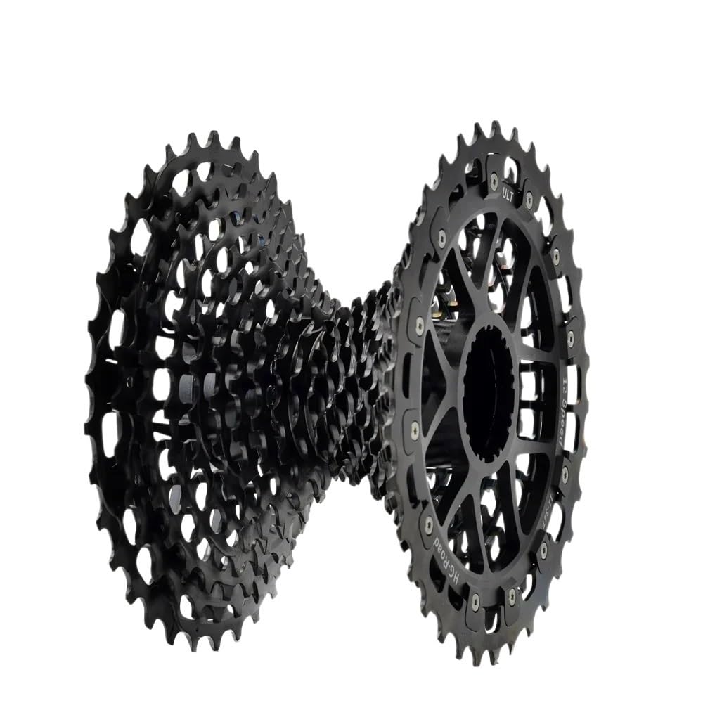 Cassettes Y PiñOnes para Bicicletas Bicicleta de Carretera 12/11S Rueda Libre Ultraligera 11/12-28/30/32/34T Cassette Volante 12 velocidades K7 Grava 11V piñón Cassettes Y PiñOnes para Bicicletas (Co