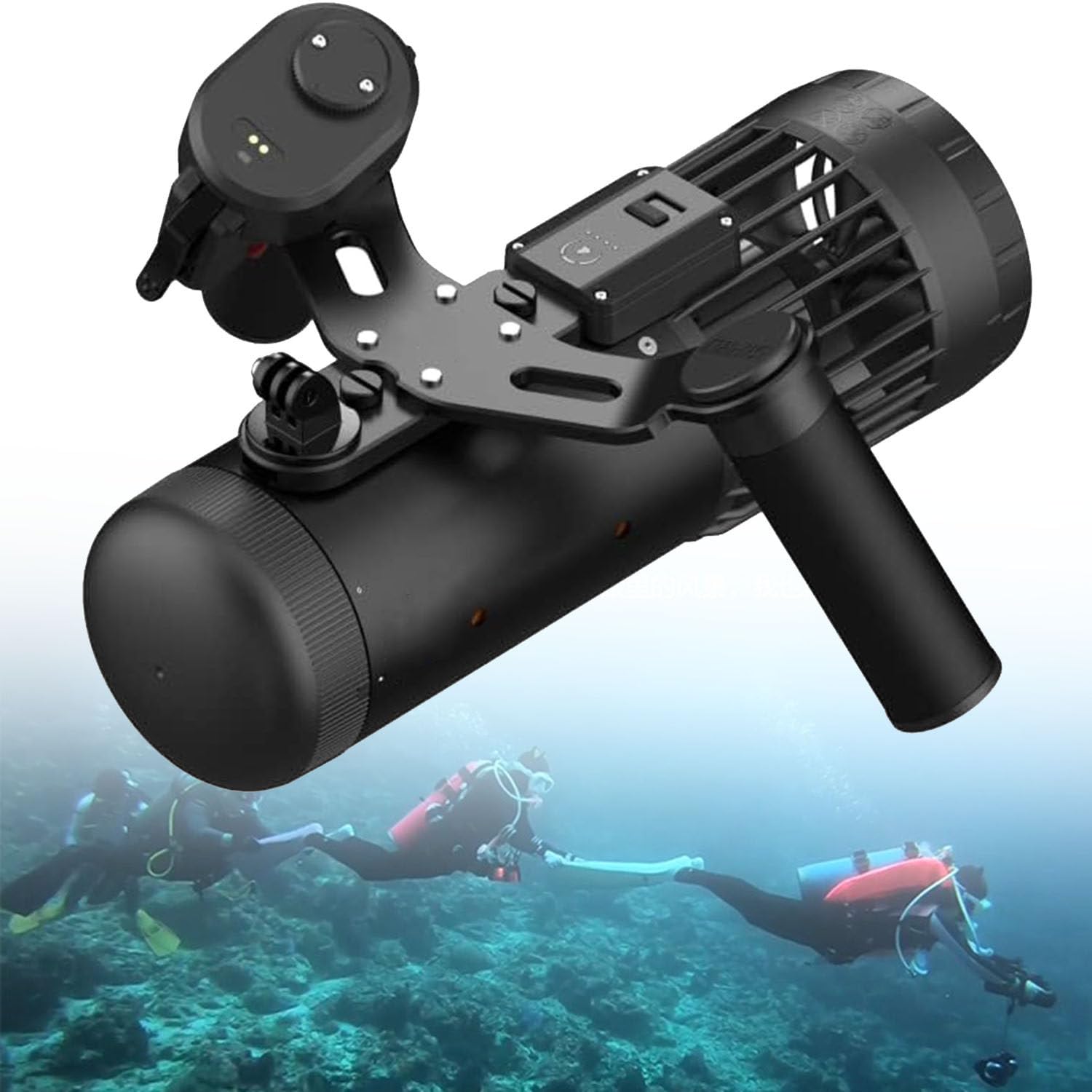 Scooter subacqueo, Booster per Nuoto subacqueo, Fotocamera Sportiva Compatibile con Booster per Scooter subacqueo per Piscina per Sport Acquatici,Single