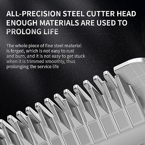 Dog Clippers for Grooming Pets Trimmer Low Noise Rechargeable Cordless Pet Shaver high-power with Stainless Steel Blade for Dogs and Cats Dog Clippers for Grooming Pets Trimmer Low Noise Rechargeable Cordless Pet Shaver high-power with Stainless Steel Blade for Dogs and Cats