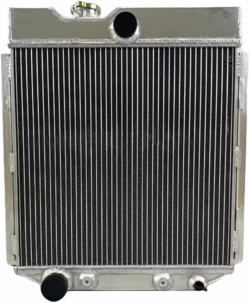 3 Rows Full Aluminum Radiator for 1966-1977 Ford Bronco 6 Cylinder Engine 2.8L AT CU6677
