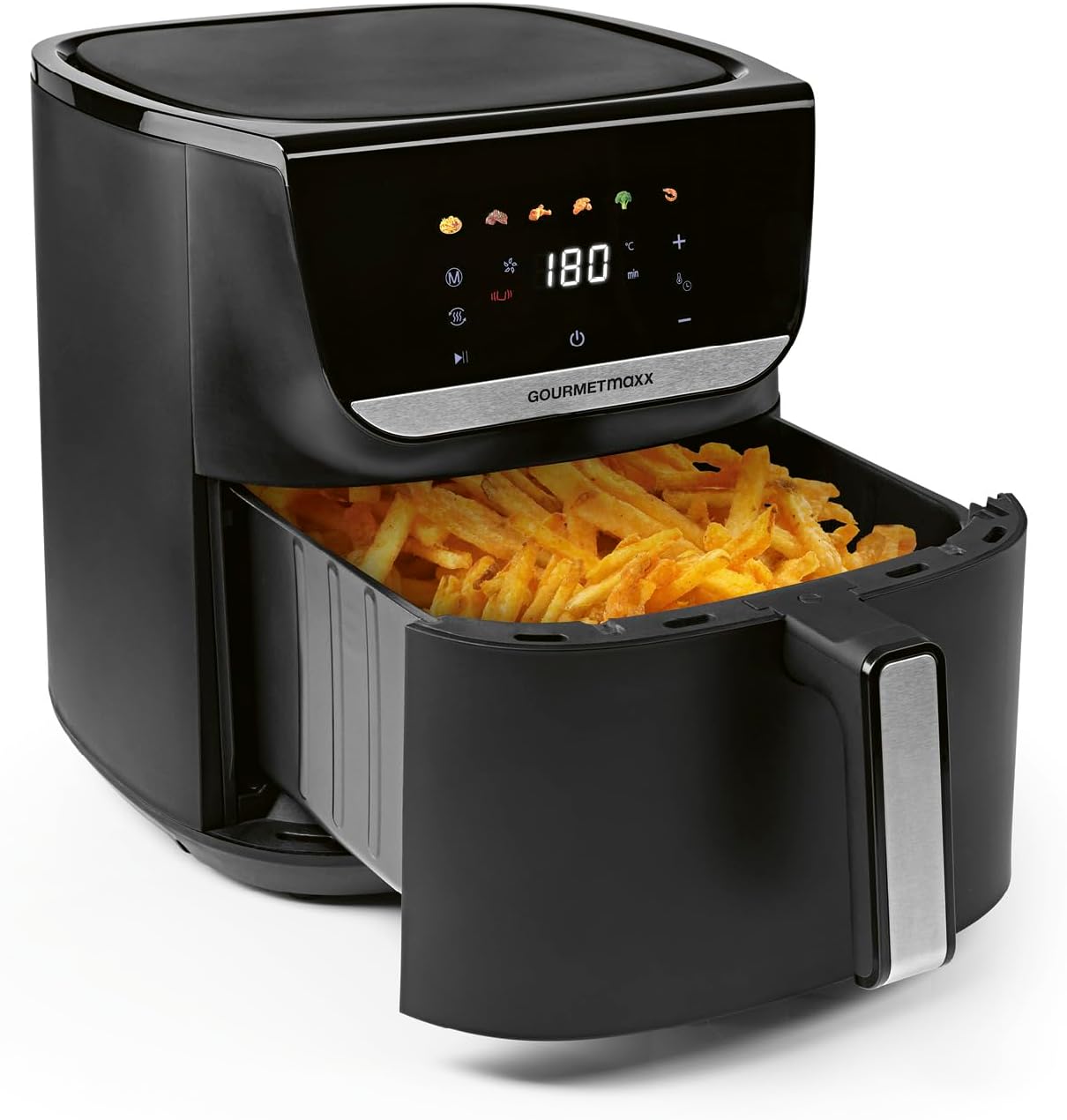 GOURMETmaxx AirGenius Heißluftfritteuse 7,5L mit Timer