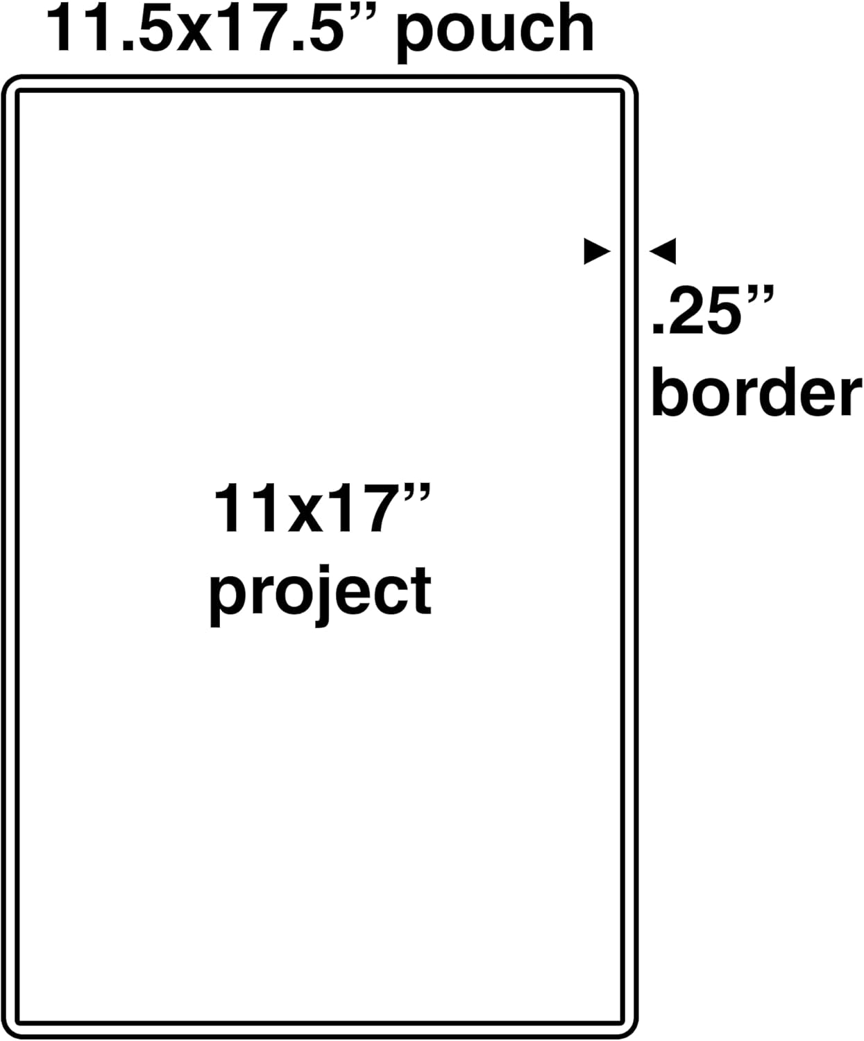 Apache 300 Pack Laminating Pouches 3 mil, Holds 11 x 17 Inch Menu Size (11.5 x 17.5 Inch Sheets), Office and School Supplies, Thermal Laminating Sheets, Super Clear, Round Corner