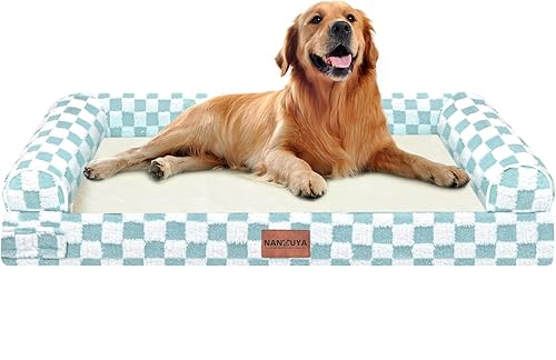 Miniatura 140 de Cama grande para perros ortopédica lavable: camas con almohada XL para perros grandes, sofá de espuma viscoelástica, impermeable, funda extraíble