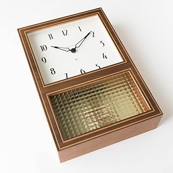 Amazon.co.jp: Chambre Wall Clock Pendulum Clock Glass