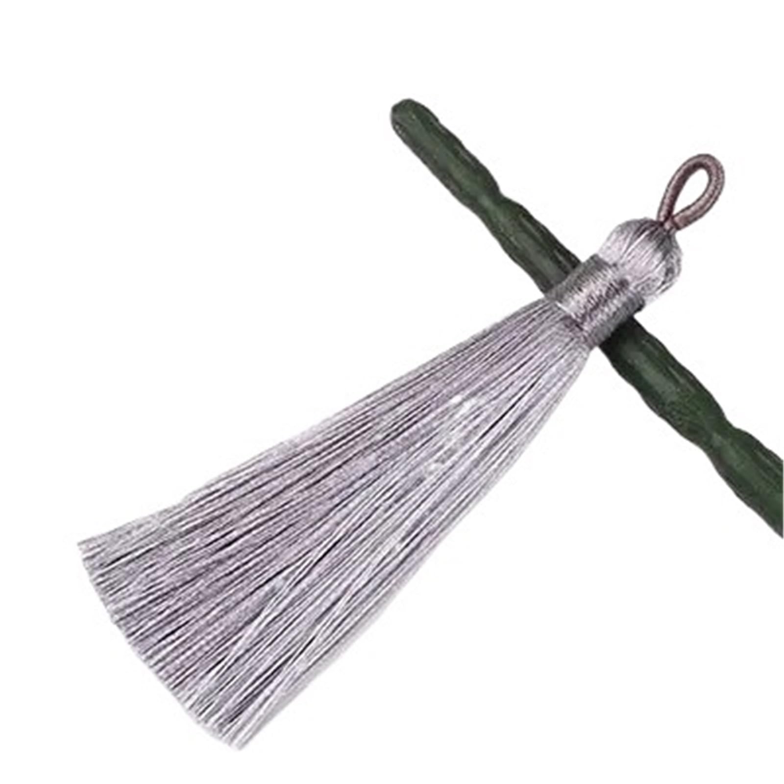 Handmade Silk Tassels with Loop 8cm for Bookmark Keychain Craft
