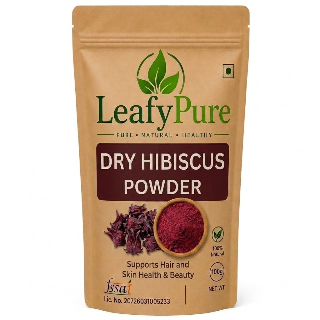 Dry Hibiscus Powder, 100% Natural, 100g | Hair & Skin Health, Rich in Antioxidants, Natural Facial Cleanser, Supports Hair Growth, Moisturises Skin-picture-53