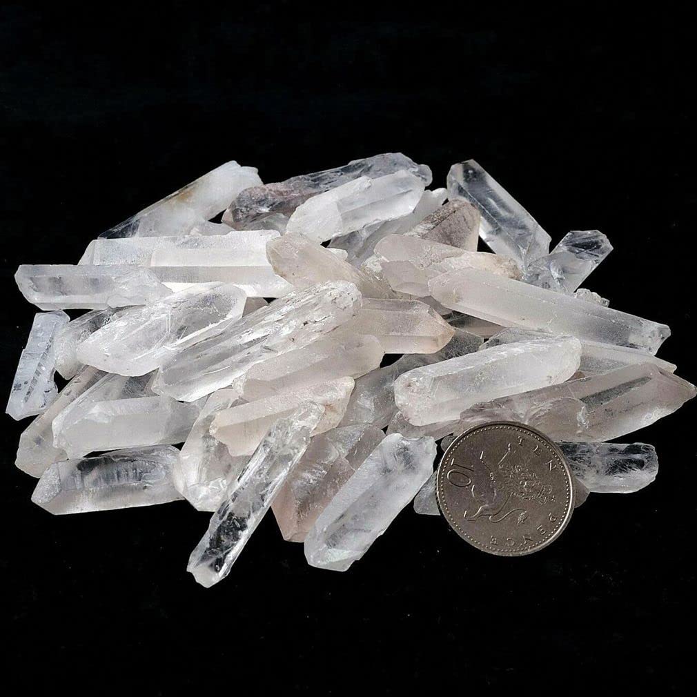 Decoración for el hogar de , 50g/100g/300g, piedra de cristal curativo transparente, cuarzo blanco, punto de cristal de cuarzo, regalos , cristal Natural decoración de la habitación ( Size : 300g )