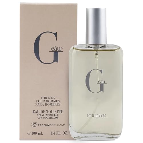 PB ParfumsBelcam G eàu Eau de Toilette - Perfume en espray para hombre, 3.4 onzas líquidas, colonia asequible de larga duración, aroma masculino