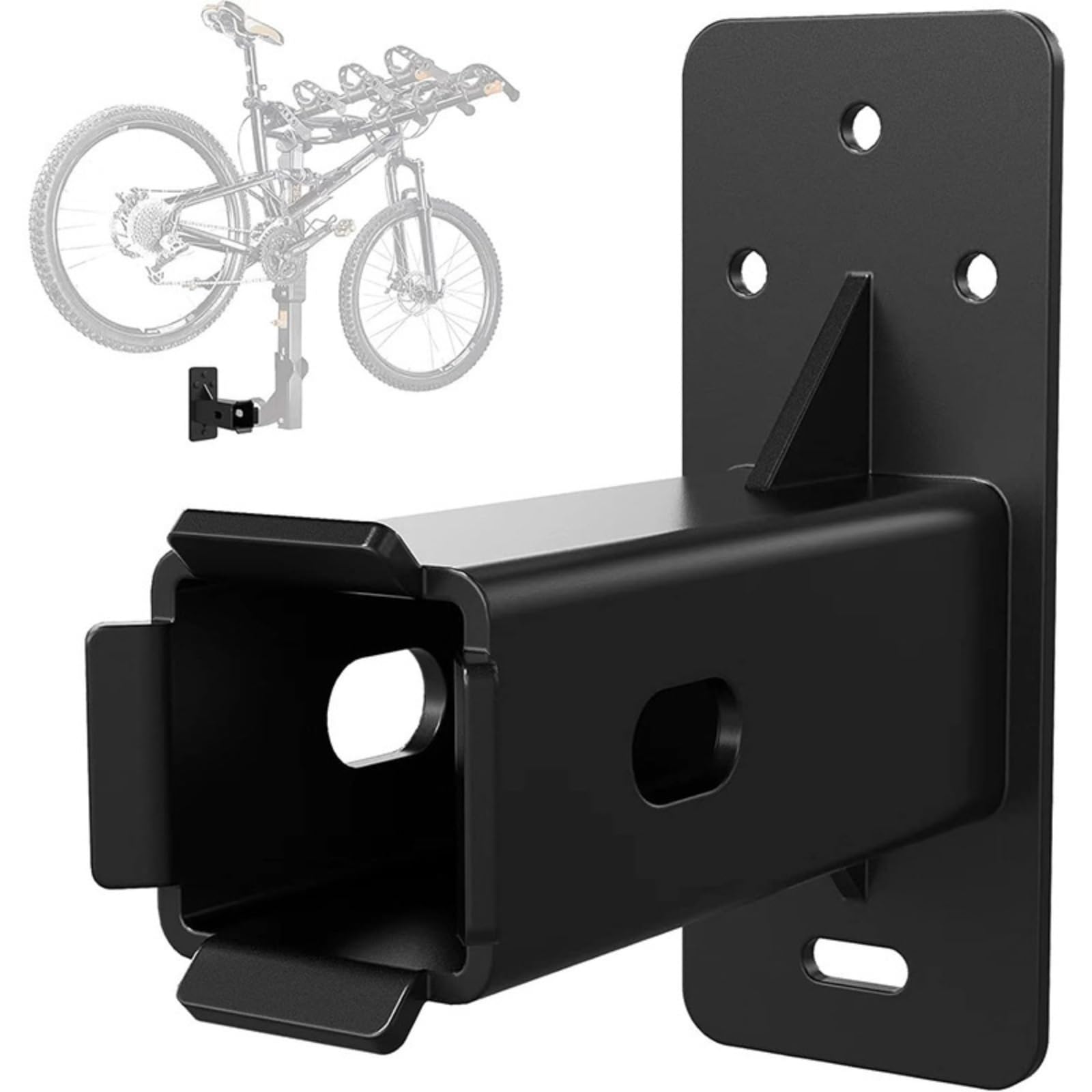 Baoblaze Soporte para Bicicletas de Pared Gancho Montura Colgador Anclaje Robusto de Pared con Acero al Carbono y Alta Capacidad Adecuado para Garaje Taller Almacén